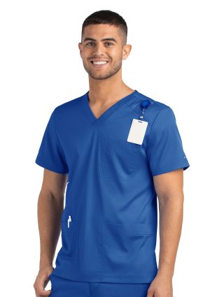 5502 3 pocket v-neck